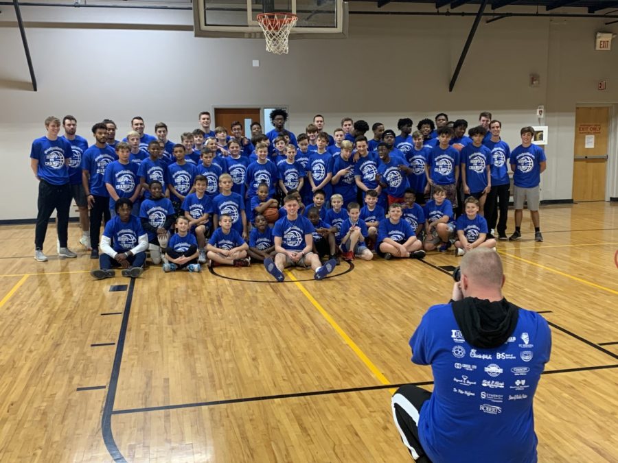 The basketball camp for 5th to 8th graders inspires young athletes to choose a life of positivity